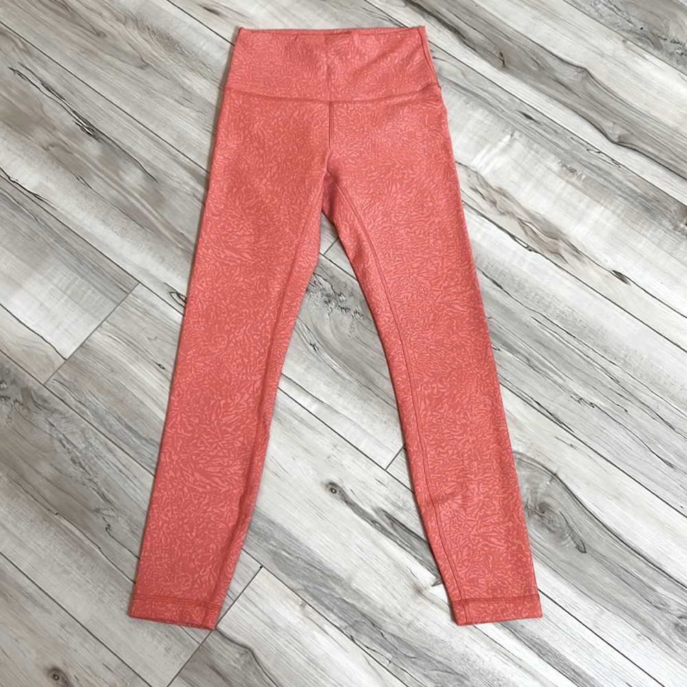Lululemon 🍋 Wunder Train High Rise 25” 🧡